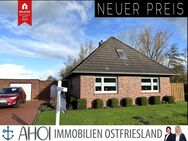 Teilmodernisierter Bungalow mit Garage, Weitblick in ruhiger Sackgassenlage - Krummhörn