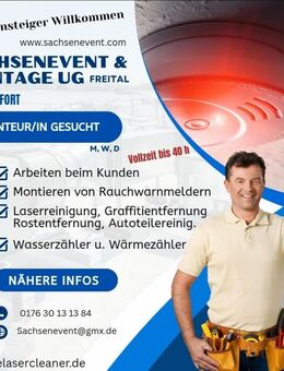 Monteur/in für Messtechnik ab sofort! Raum Dresden - Freital