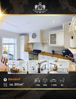 Luxus-Sanierung | Traum für Autoliebhaber | Riesige Garage & Podest | Zwei Wohneinheiten | Teilweise klimatisiert! - Biesdorf