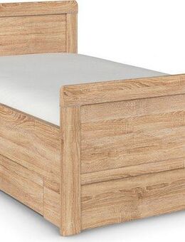 rauch Stauraumbett Bett Einzelbett Stollenbett Bettkästen EVELYN, in Komforthöhe mit Holzkopfteil sowie Schubladen MADE IN GERMANY
