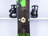 135 cm Snowboard BURTON RADIUS, black/green, woodcore, FLATtop, ROCKER - Dresden
