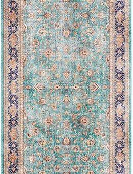 ELLE DECORATION Läufer Keshan Maschad, rechteckig, Höhe: 5 mm, Orientalisch, Orient, Kurzflor, Vintage, Wohnzimmer, Schlafzimmer