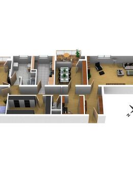 Top-Gelegenheit in Heppenheim: 4-Zimmer-ETW im sanierten Hochhaus, innen mit Potenzial! - Heppenheim (Bergstraße)