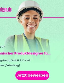 Technischer Produktdesigner für den Bereich E&K (m/w/d) - Essen (Oldenburg)