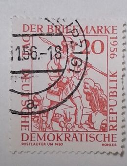 DDR 1956 Tag der Briefmarke Einzelmarke gestempelt - Görlitz