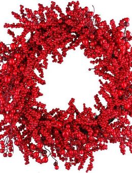 LeGer Home by Lena Gercke Dekokranz Künstlicher X-Mas / Weihnachtskranz, vielseitig einsetzbare Weihnachtsdeko, mit zahlreichen Beeren