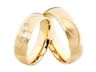 Partnerringe Edelstahl PE106s - Aholming