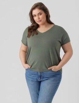 Vero Moda Curve V-Shirt VMAYA SS V-NECK TEE VMA NOOS CURVE