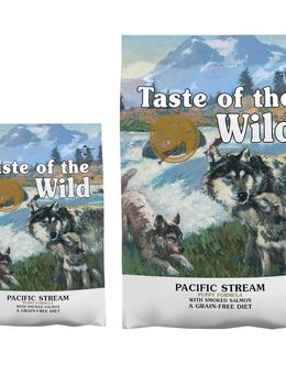 12,2 kg + 2 kg gratis! 14,2 kg Taste of the Wild Hundefutter - Pacific Stream Puppy