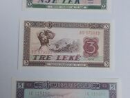 Banknoten aus Albanien 1,3 und 5 Leke von 1976 - Hagen (Stadt der FernUniversität)