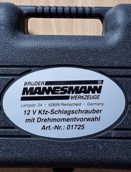Brüder Mannesmann 17V KFZ-Schlagschrauber mit Drehmomentvorwahl - Essen