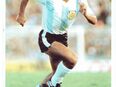 Diego Maradona Autogrammkarte Puma Argentinien in 36037