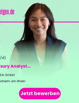Treasury Analyst (m/w/d) - Monheim (Rhein)