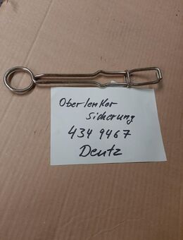 Oberlenker Sicherung Original Deutz - Büdingen