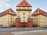 In beliebtem Szeneviertel: Gepflegte EG-ETW mit BLK in schickem, denkmalgeschütztem Altbau-Ensemble - Dresden