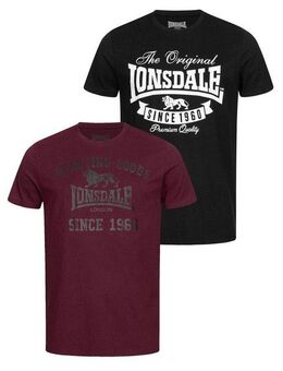 Lonsdale T-Shirt SUSSEX-TORBAY (Packung, 2-tlg., 2er-Pack)