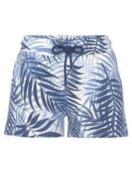 LASCANA Sweatshorts Loungeshorts im schönen Allover-Blätterdruck, Loungewear