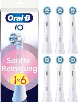 Oral-B Aufsteckbürsten Oral-B iO Sanfte Reinigung, fortschrittliche Plaque-Entfernung, für empfindliches Zahnfleisch