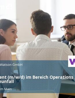 Werkstudent (m/w/d) im Bereich Operations & Gruppenunfall - Frankfurt (Main)