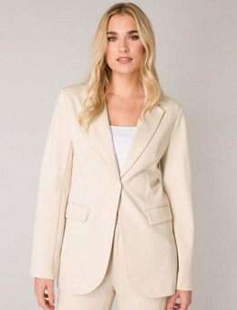 Base Level Jerseyblazer mit V-Ausschnitt und Knopf