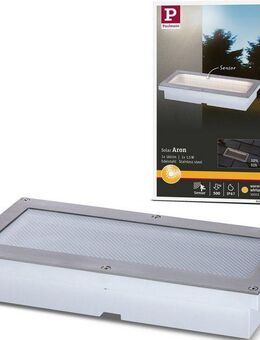 Paulmann LED Einbauleuchte Aron, LED fest integriert, Warmweiß, LED-Modul, Bewegungsmelder