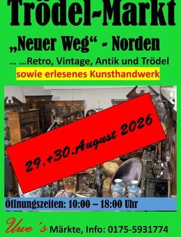Norden Sommerfest mit Kunst- und Trödelmarkt 2026 - Norden