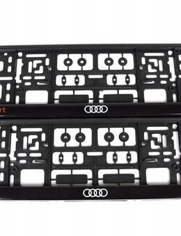 2x ORIGINAL Kennzeichenhalter für Audi Sport UV-Druck witterungsbeständig Set 56735 - Wuppertal