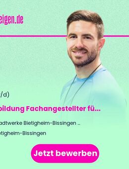 Ausbildung Fachangestellter für Bäderbetriebe (m/w/d) - Bietigheim-Bissingen