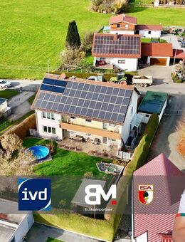 Attraktives Mehrfamilienhaus mit 3 Einheiten, Gewerbe Anbau & PV-Ertrag - beste Wohnlage in Röfingen - Röfingen