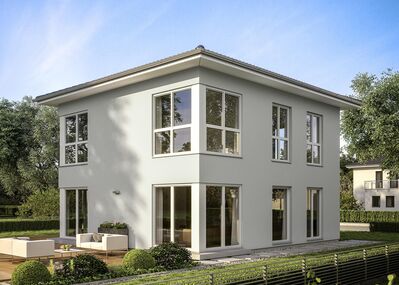 Modernes Wohnhaus mit elegantem Walmdach