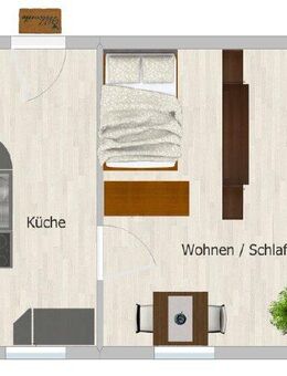 Komplett möblierte Singlewohnung in Lauenhain! - Crimmitschau