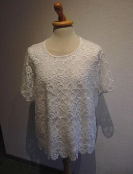 Damen Shirt mit Spitze Gr. 52 Victoria by AGA Fashion cremeweiß 10,- - Flensburg