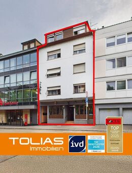 Top-Investition in Pforzheim: Solides Wohn- und Geschäftshaus mit zusätzlichem Entwicklungsspielraum - Pforzheim
