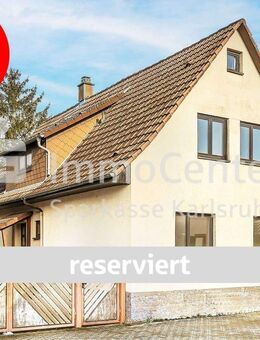 Einfamilienhaus mit viel Platz, Anbaureserve und Scheune in attraktiver Nachbarschaft - Karlsruhe