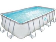 PolyGroup Framepool Polygroup Summer Waves Elite Frame Pool hellgrau r (Beckenset), Schneller Aufbau