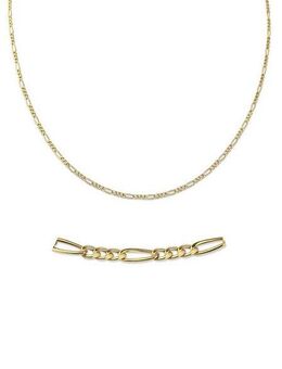 Firetti Collierkettchen Schmuck Geschenk Gold 333 oder 585 Figarokettengl. in mehreren Breiten, Made in Germany