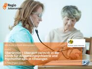 Oberärztin / Oberarzt (w/m/d) in der Klinik für Allgemeinpsychiatrie und Psychotherapie in Ellwangen - Ellwangen (Jagst)