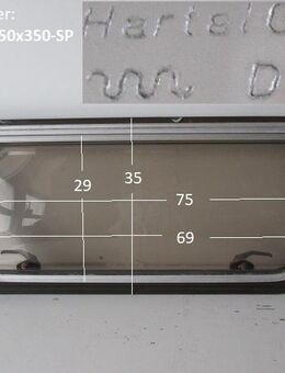 Hobby Wohnwagenfenster Hartal gree D682 gebr. ca 75 x 35 bzw 69 x 29 (zB Hobby Prestige BJ 77) Sonderpreis - Schotten Zentrum