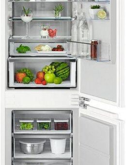 AEG Einbaukühlgefrierkombination Serie 8000 TSC8M181BC, 176,9 cm hoch, 55,7 cm breit, 360°Cooling-optimale Luftfeuchtigkeit & Zirkulation, NoFrost, Festtür