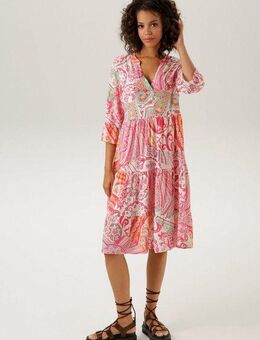 Aniston CASUAL Blusenkleid mit großflächigem Paisley-Druck