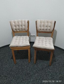 alte Holzstühle massiv furniert - Fulda Zentrum