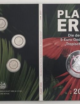 5 x 5 Euro BRD 2017 Klimazonen "Tropische Zone" A-J,Stg,Neu,OVP im Folder - Büren