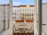 Wunderschöne, vermietete 3-Zimmer-Altbauwohnung mit Balkon im Samariterviertel in Friedrichshain - Berlin