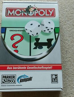 Reisespiel „MONOPOLY“ Das berühmte Gesellschaftsspiel! Zustand neuwertig - Schwabach