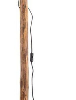 NOWA Stehlampe NORIN, ohne Leuchtmittel, Stehleuchte Holz naturfarben, 1x E27