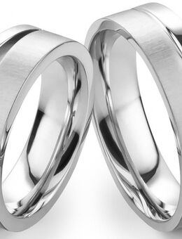 Edelstahlringe E310 mit Diamant und Gravur - Aholming