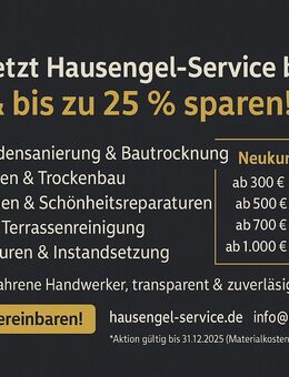 Hausengel-Service Ihr Handwerker für Ihre Immobilie und Zuhause - Wuppertal