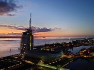 Traumhafter Panoramaausblick auf die Nordsee und den Yachthafen - 2-Zimmer-Wohnung in Bremerhaven - Bremerhaven