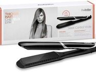 BaByliss Glätteisen ST397E Sleek Control Wide Titanium-Keramik-Beschichtung, Glätteisen mit breiten Platten