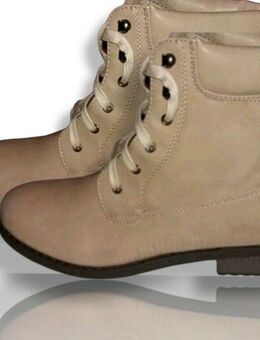 Damen Stiefelette Beige 35 36 Damenschuhe Frauen Stiefel Braun Winter Schuhe 13,90€* - Villingen-Schwenningen